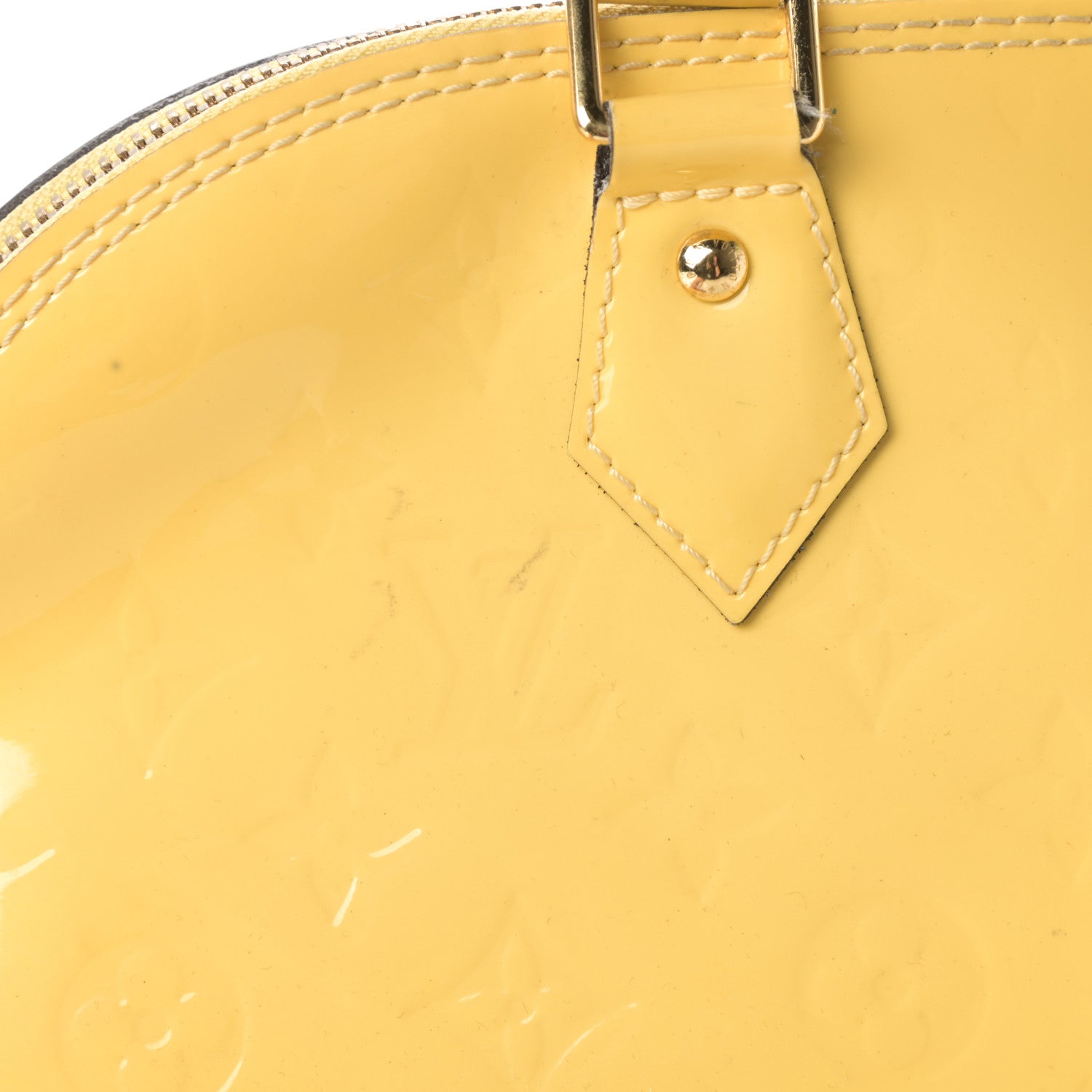Louis Vuitton Vernis Alma PM Citrine 18 of 19