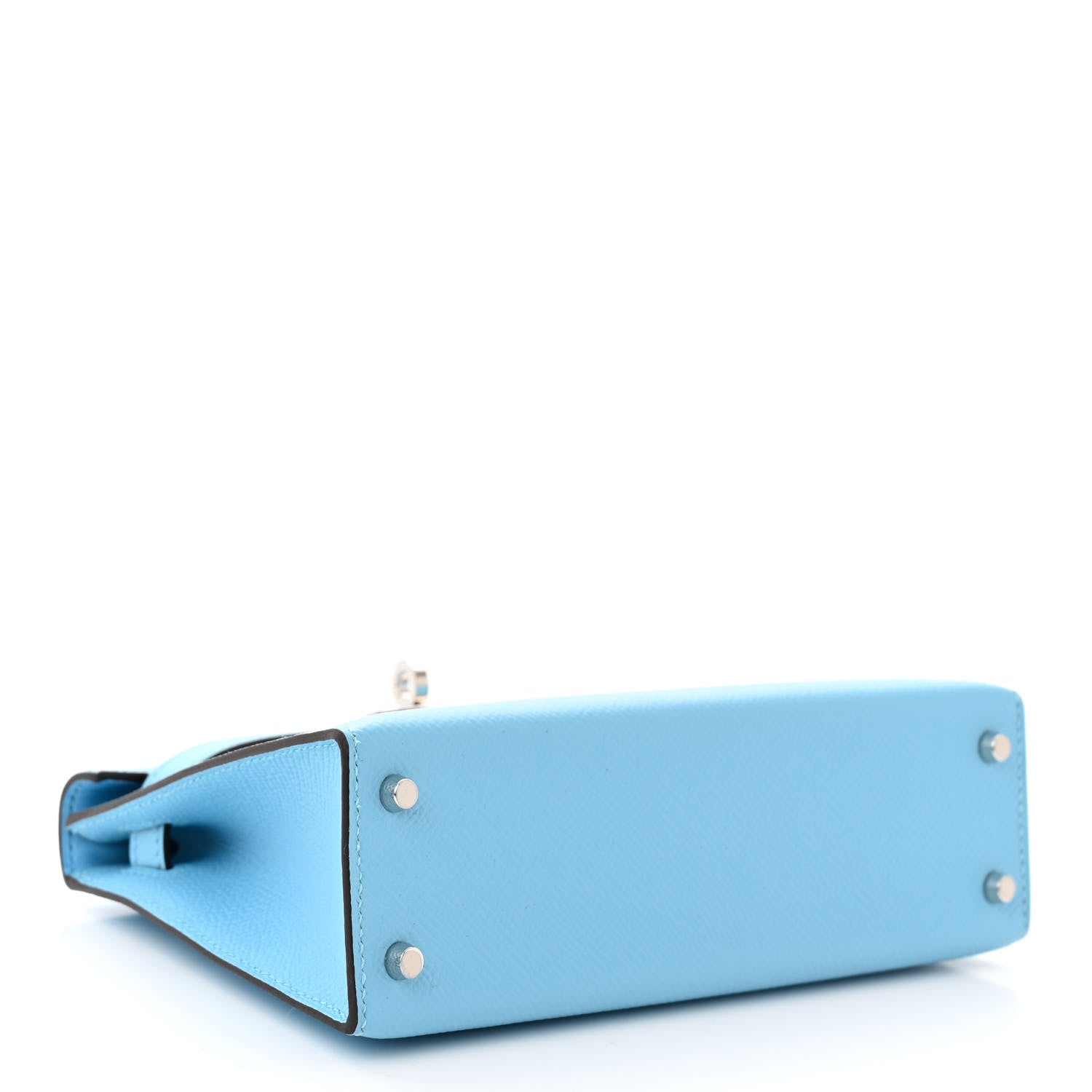 Hermes Epsom Mini Kelly Sellier 20 Celeste 4 of 11