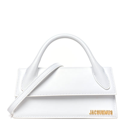Jacquemus Smooth Calfskin Le Chiquito Long White 1 of 9