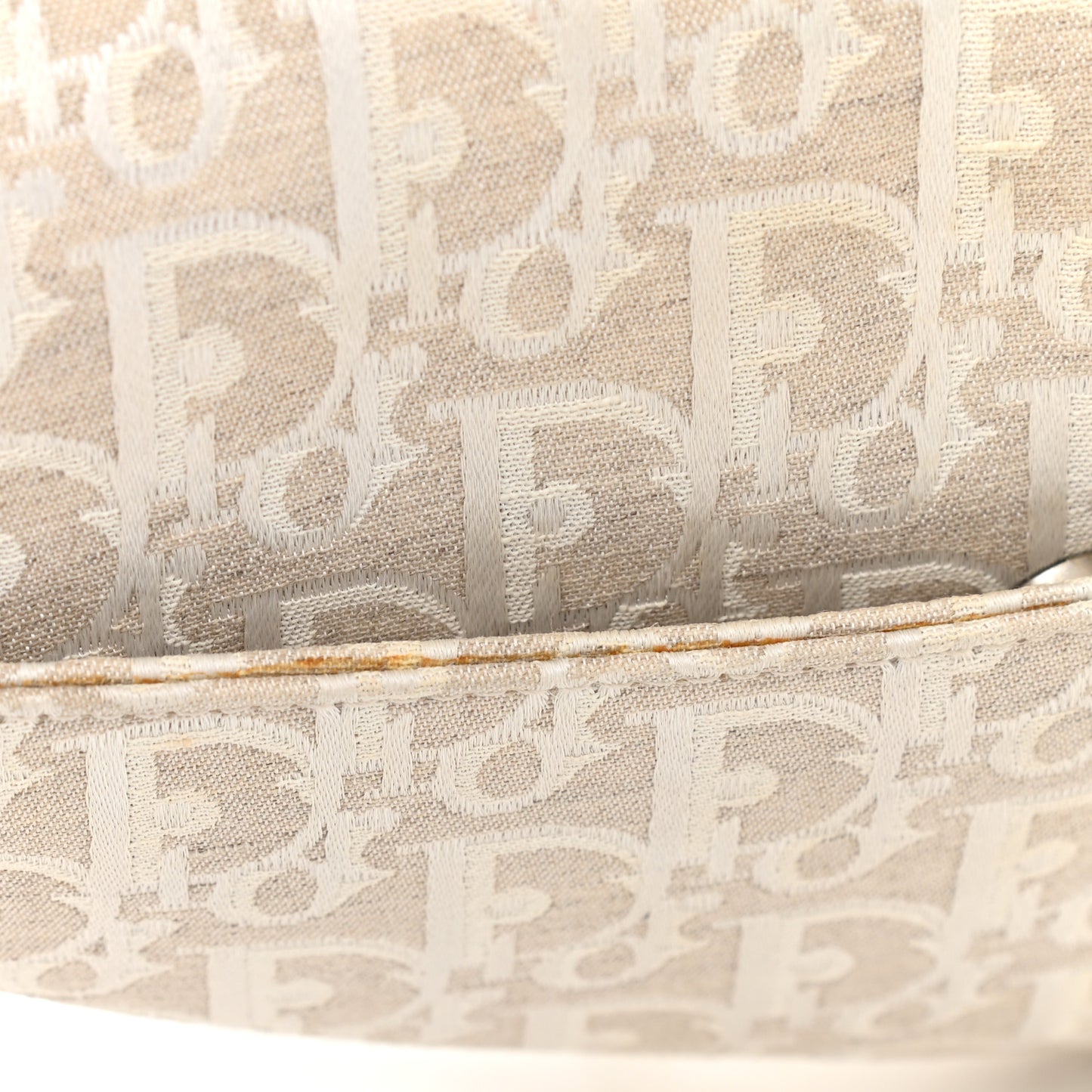 Monogram Saddle Bag White