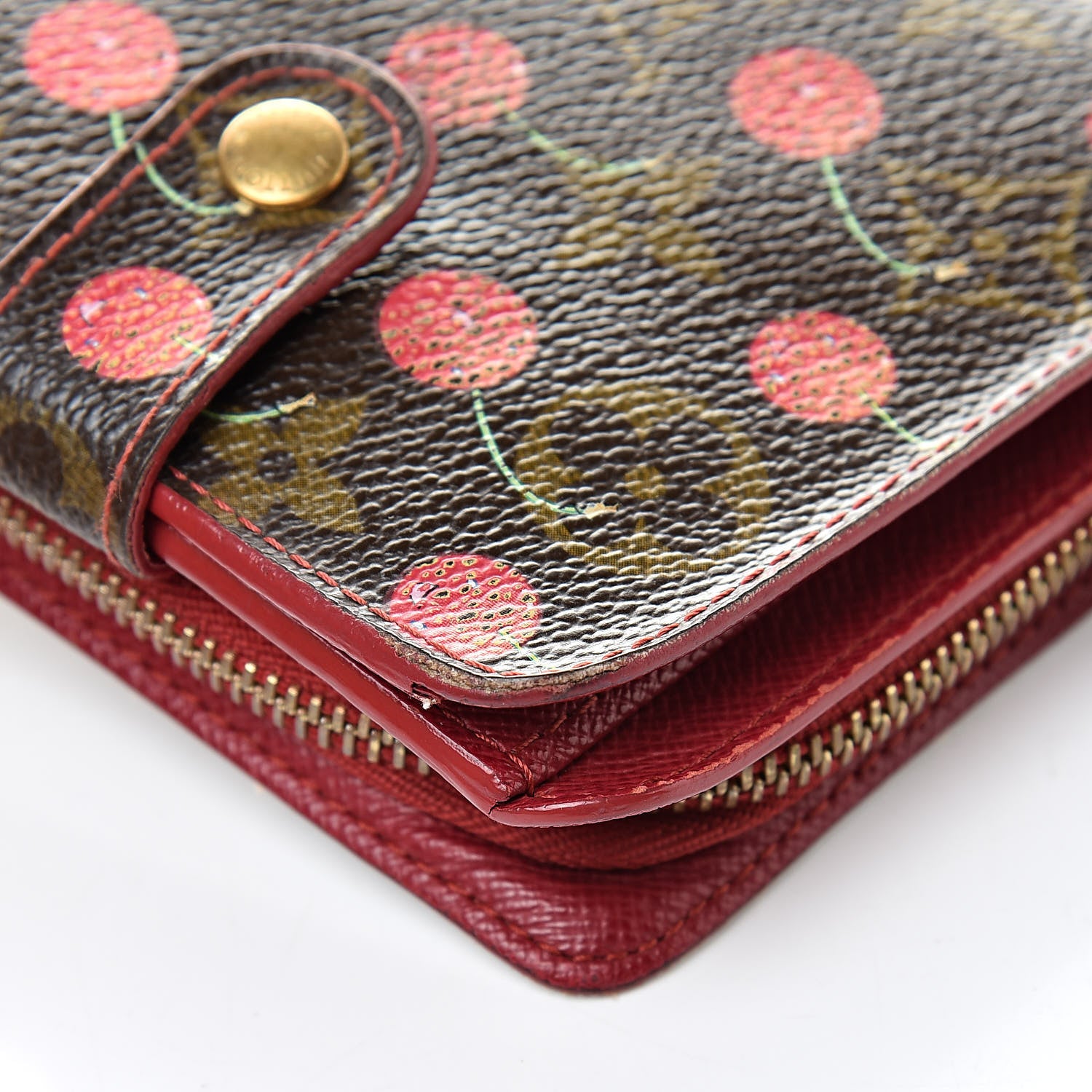 Louis Vuitton Monogram Cerises Compact Zippe Wallet 12 of 17