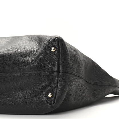 Gucci Calfskin Medium Icon Bit Tote Black 14 of 14