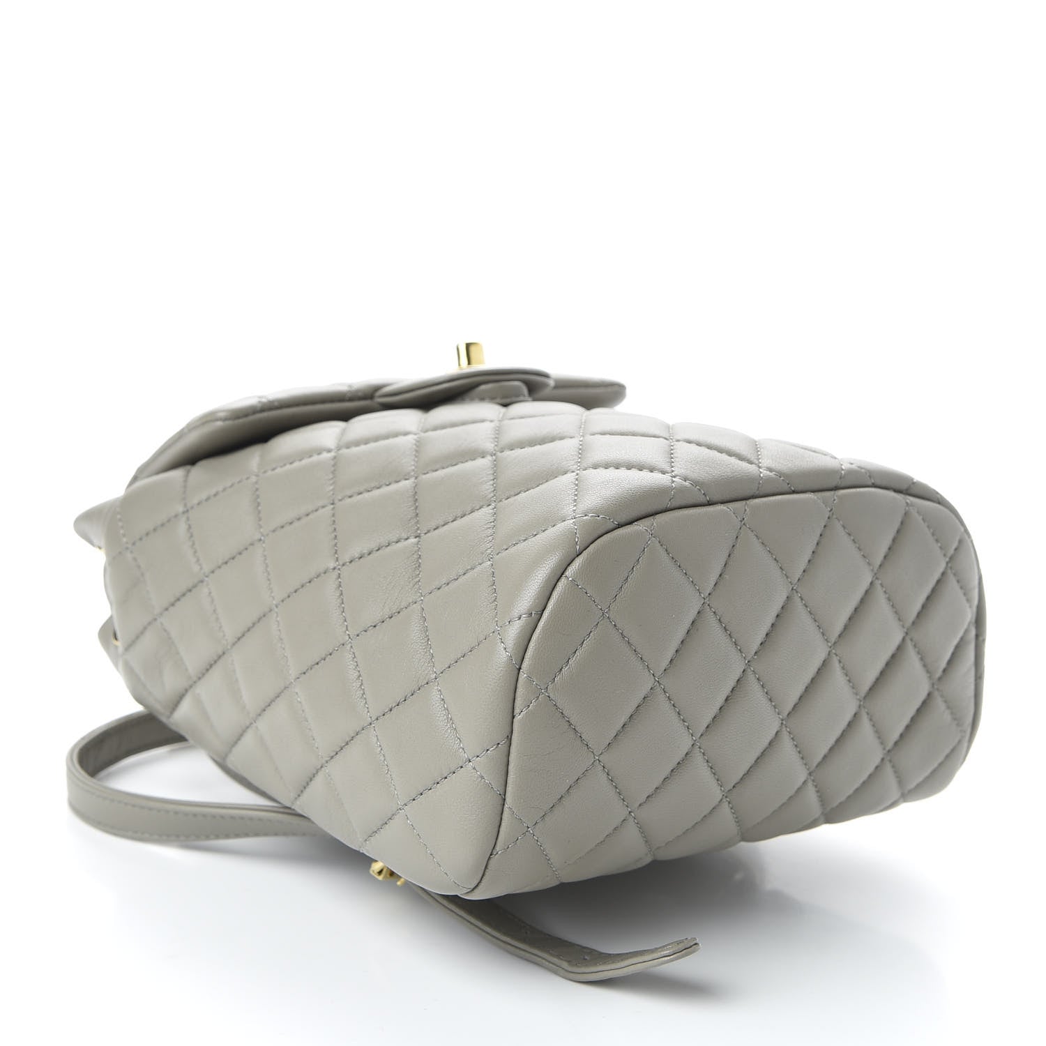 Chanel Calfskin Quilted Mini Urban Spirit Backpack Grey 3 of 9