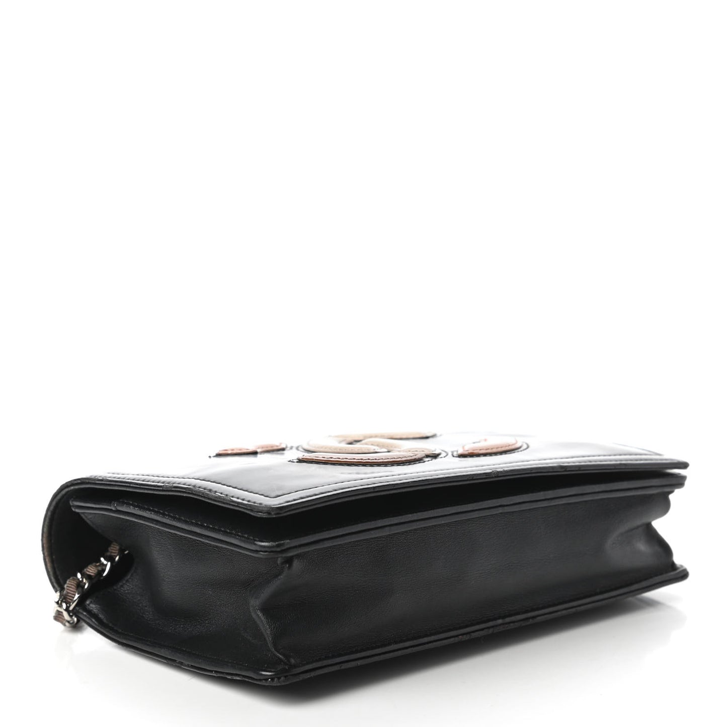 Vinyl Small Lipstick Flap Black