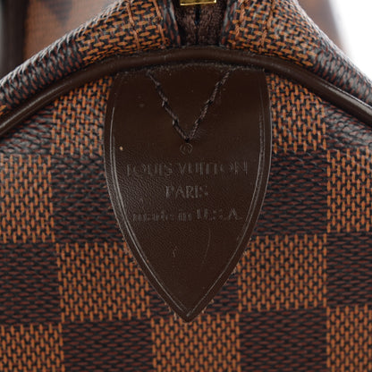 Louis Vuitton Damier Ebene Speedy 30 6 of 8
