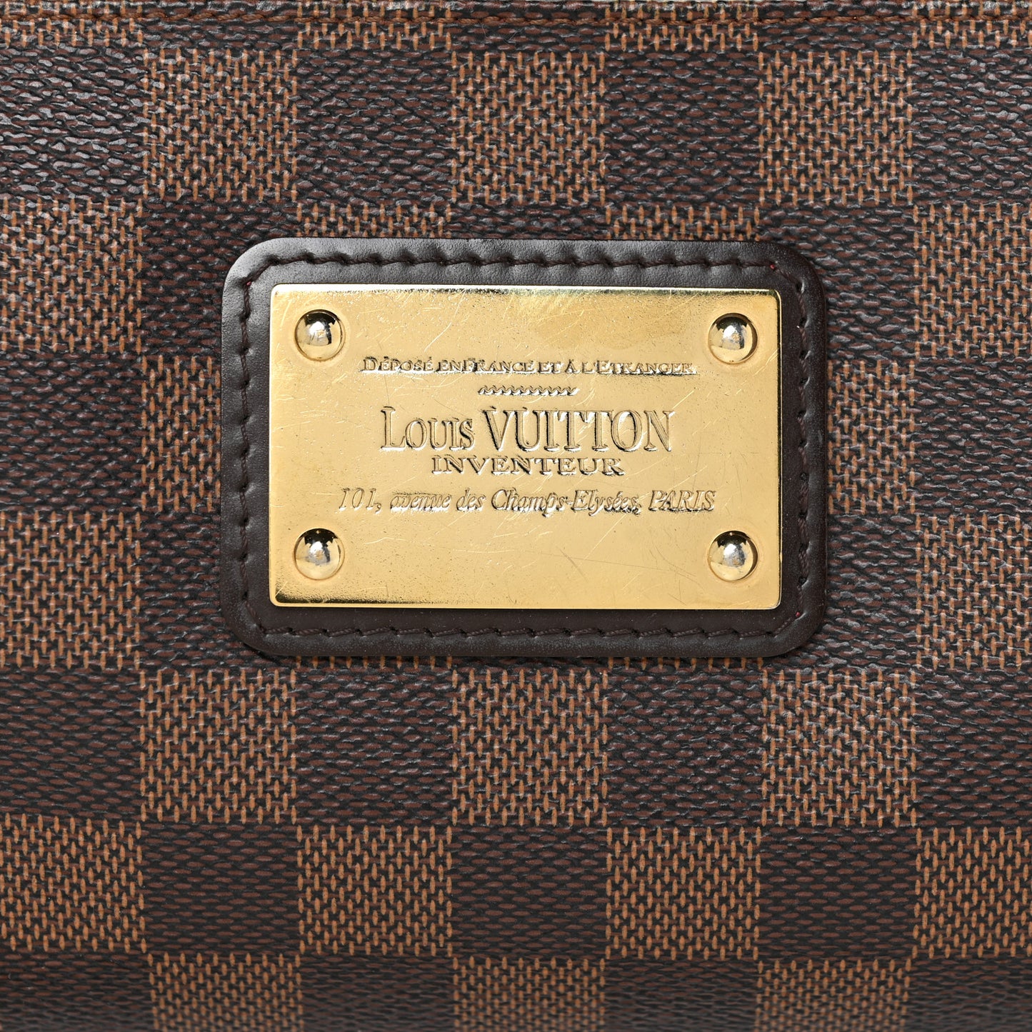Damier Ebene Eva Clutch