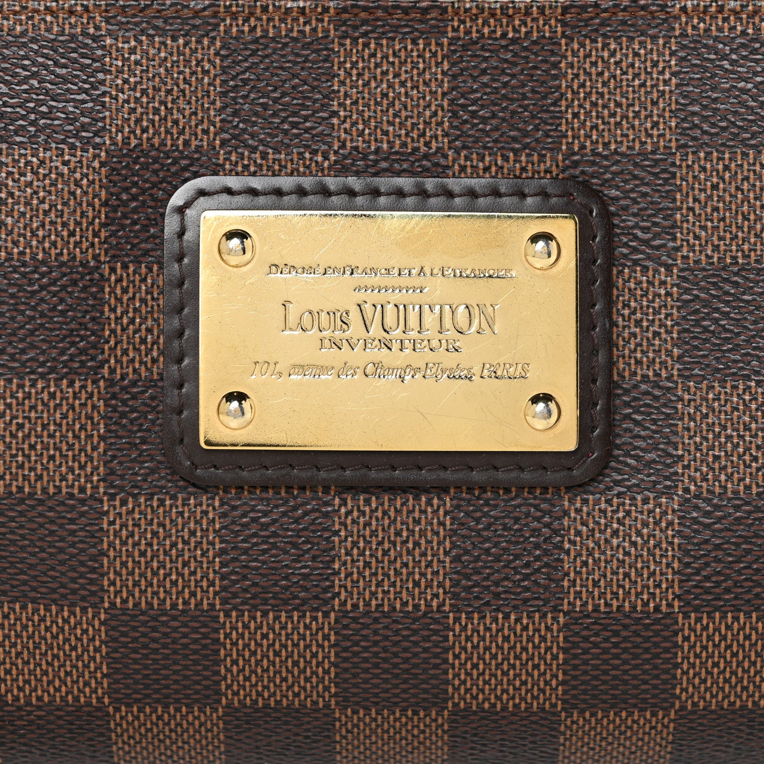 Louis Vuitton Damier Ebene Eva Clutch 6 of 8