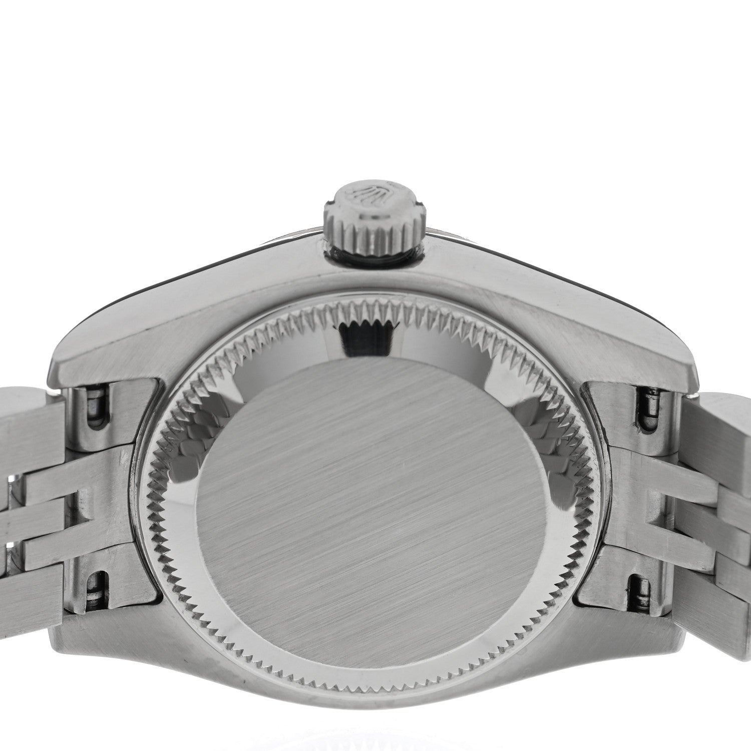 Rolex Stainless Steel 18K White Gold 26mm Oyster Perpetual Datejust Watch Silver Roman 179174 4 of 4