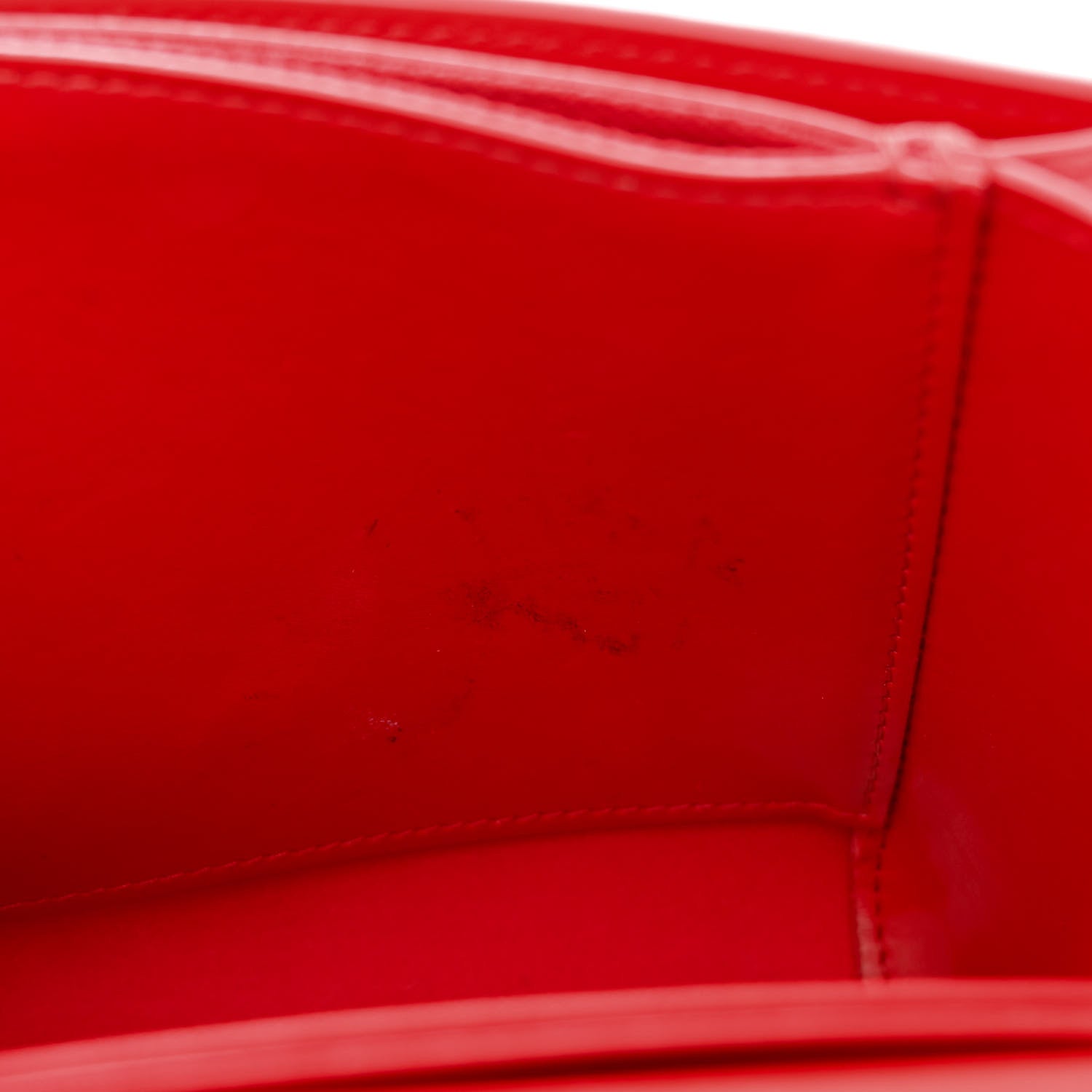 Christian Louboutin Calfskin Spikes Loubinthesky Paloma Clutch Red 12 of 12