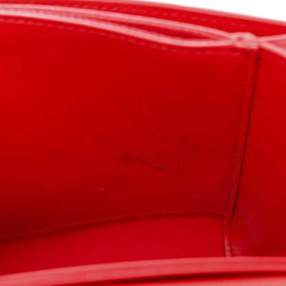 Christian Louboutin Calfskin Spikes Loubinthesky Paloma Clutch Red 12 of 12