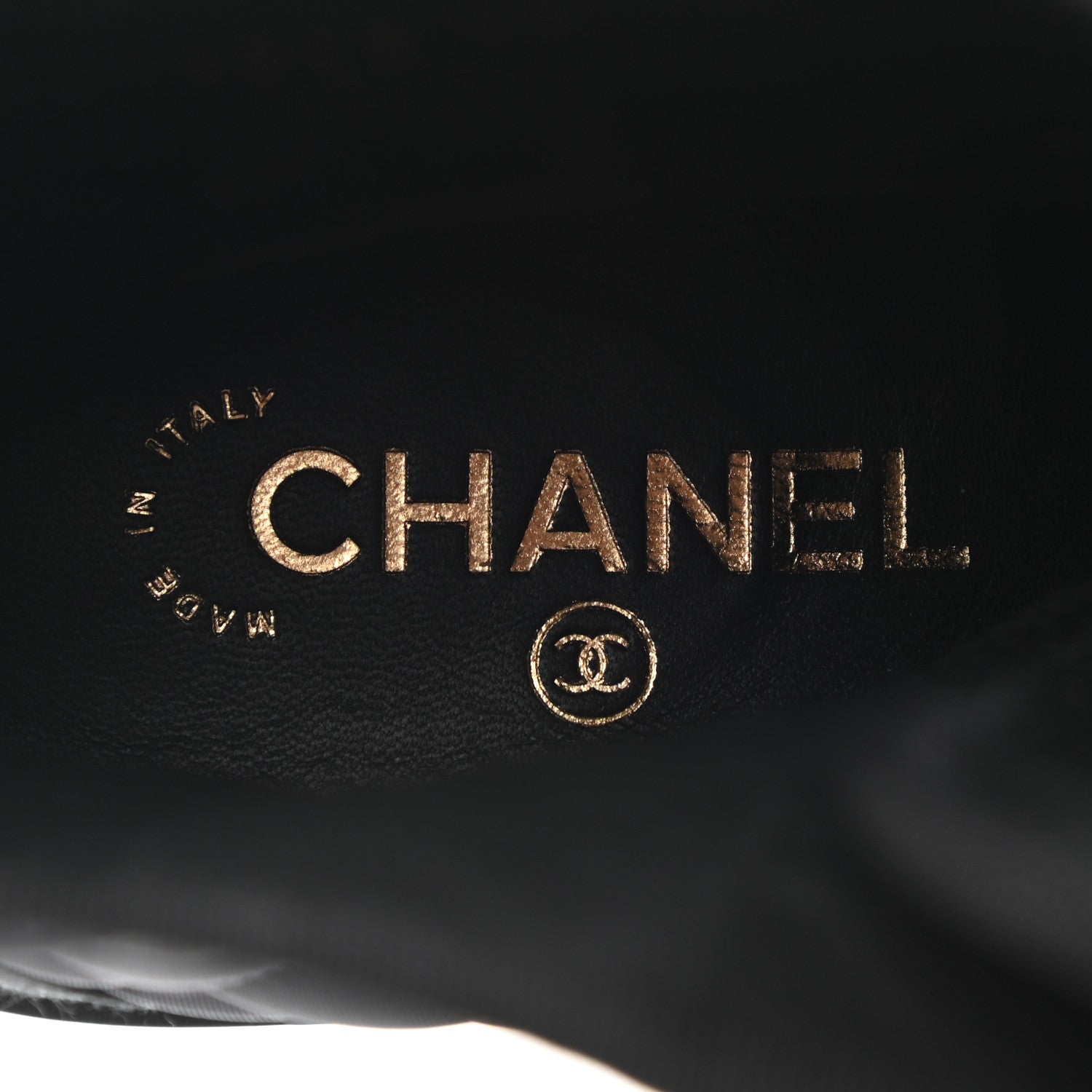 Chanel Fabric Grosgrain Quilted Cap Toe Lace Up Combat Boots 38 Black 7 of 8
