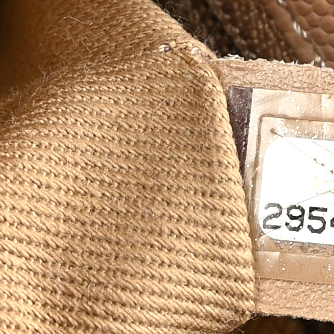 Caviar Lizard Embossed Quilted Mini Coco Handle Flap Beige