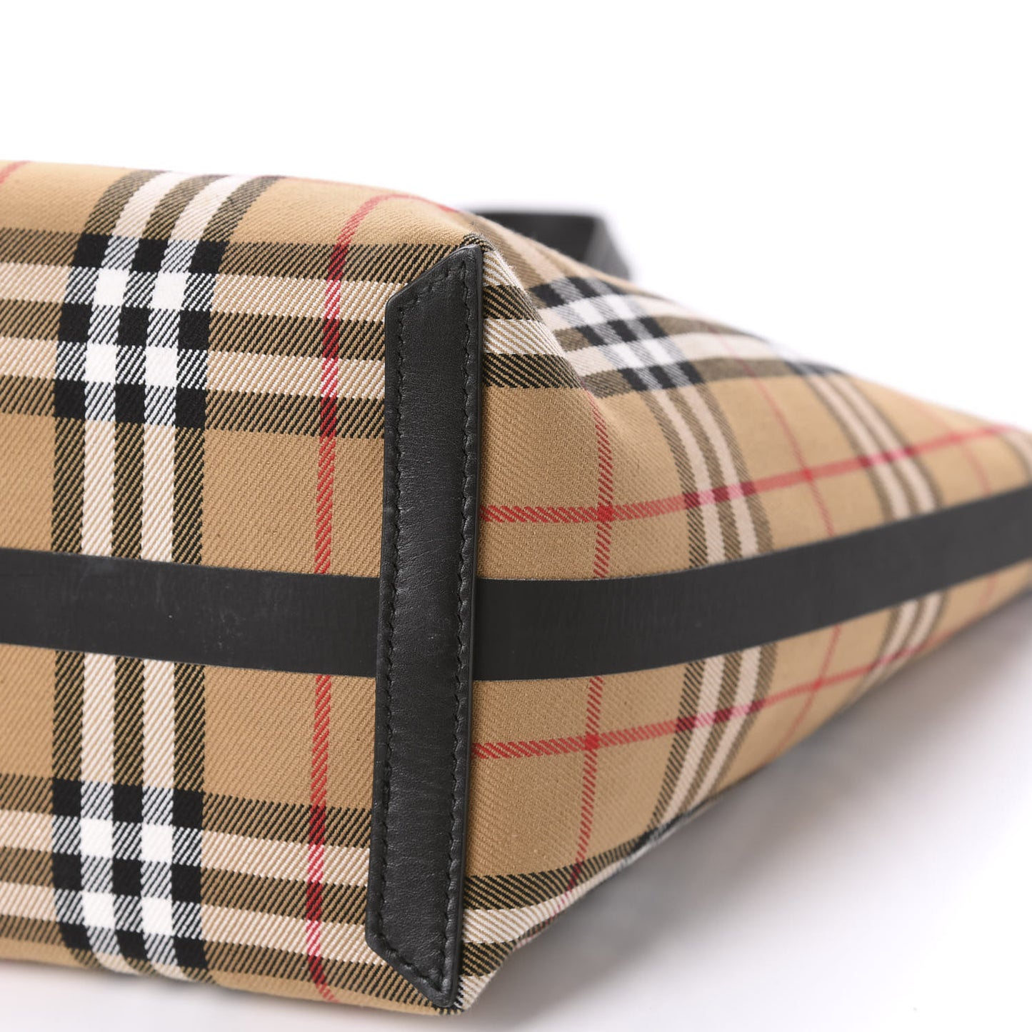 Vintage Check Medium The Giant Reversible Tote Antique Yellow Bright Red