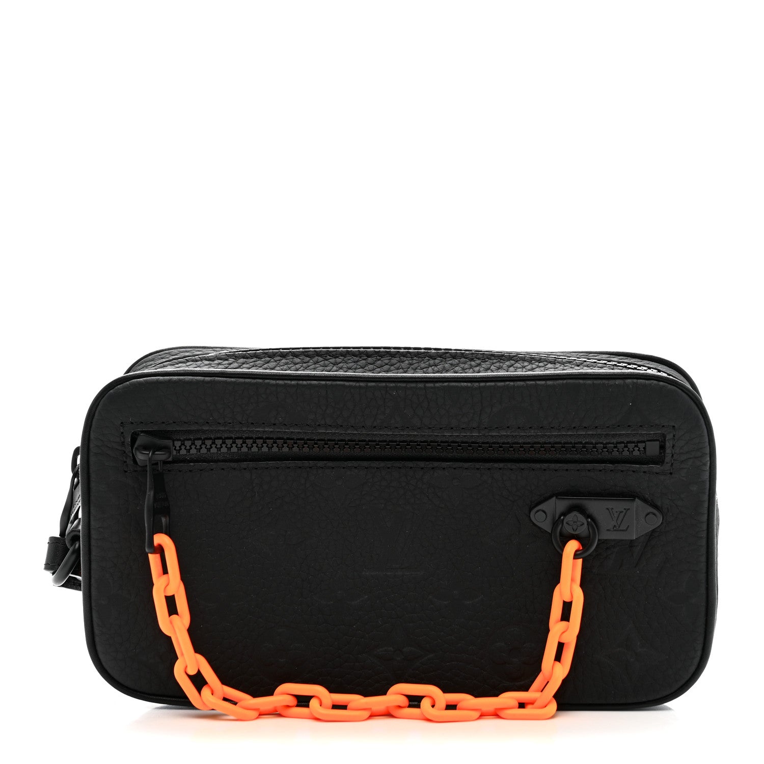 Louis Vuitton Taurillon Monogram Uniformes Solar Ray Soft Pochette Volga Black 1 of 6