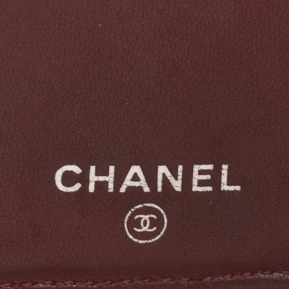 Chanel Lambskin Quilted Yen Wallet Black 6 of 9