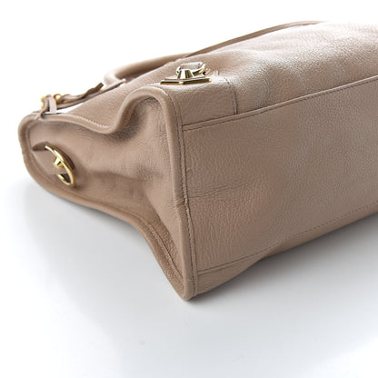 Balenciaga Chevre Gold Metallic Edge Hardware City Rose Des Sables 7 of 9