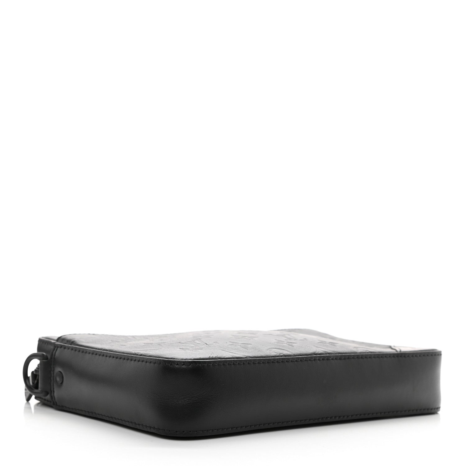 Louis Vuitton Calfskin Monogram Shadow Duo Messenger Black 4 of 11
