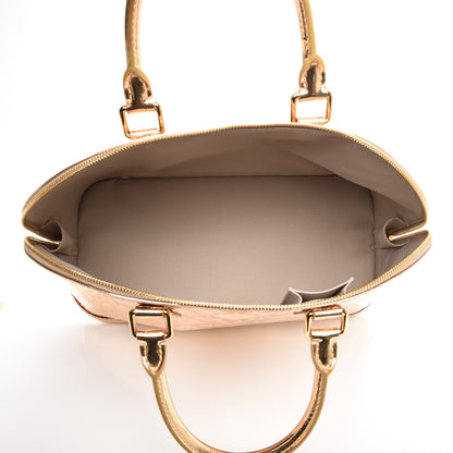 Louis Vuitton Monogram Miroir Alma MM Gold 5 of 6
