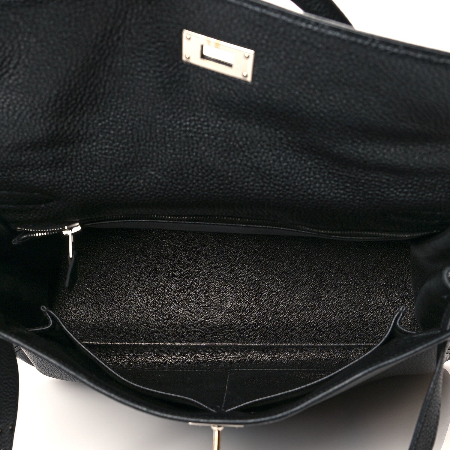 Hermes Taurillon Clemence Kelly Retourne 32 Black 6 of 12
