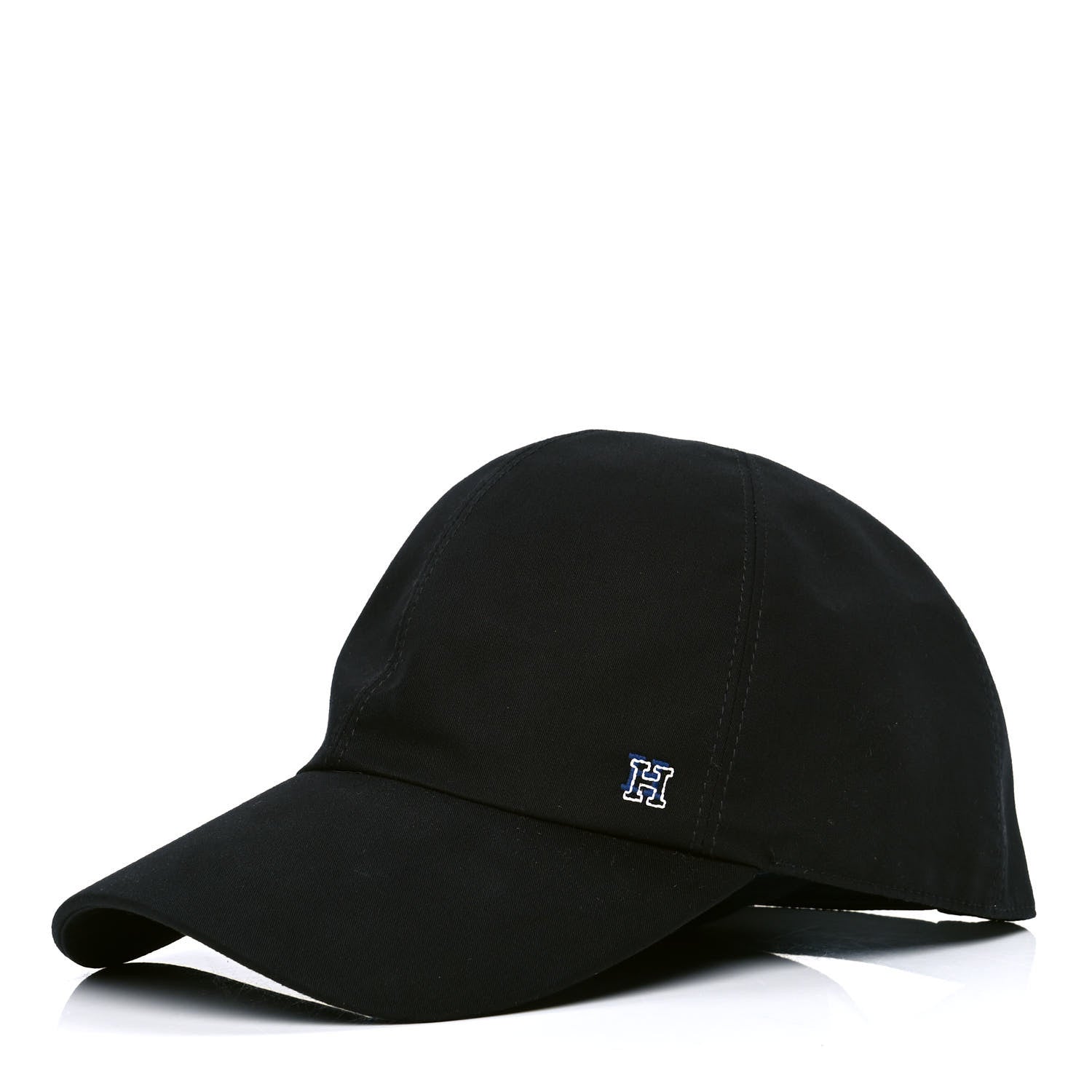 Hermes Cotton Viscose Hat 58 Black 1 of 4