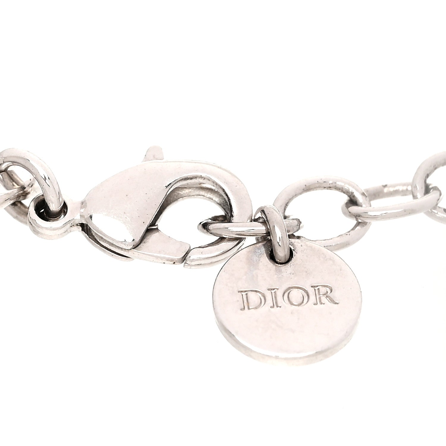 Christian Dior Metal Crystal Dio(r)evolution Bracelet Silver 4 of 5