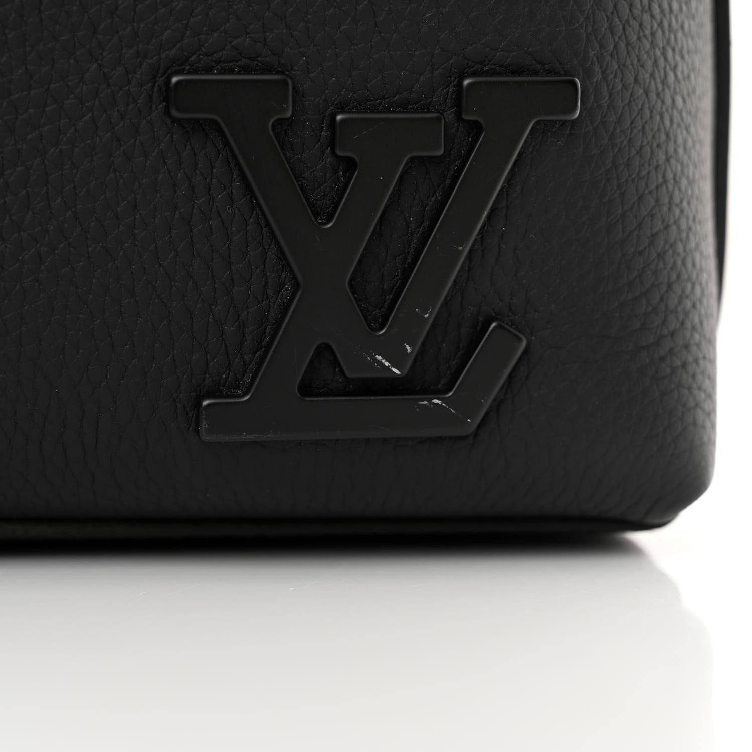 Louis Vuitton Calfskin Aerogram Takeoff Briefcase Black 10 of 11