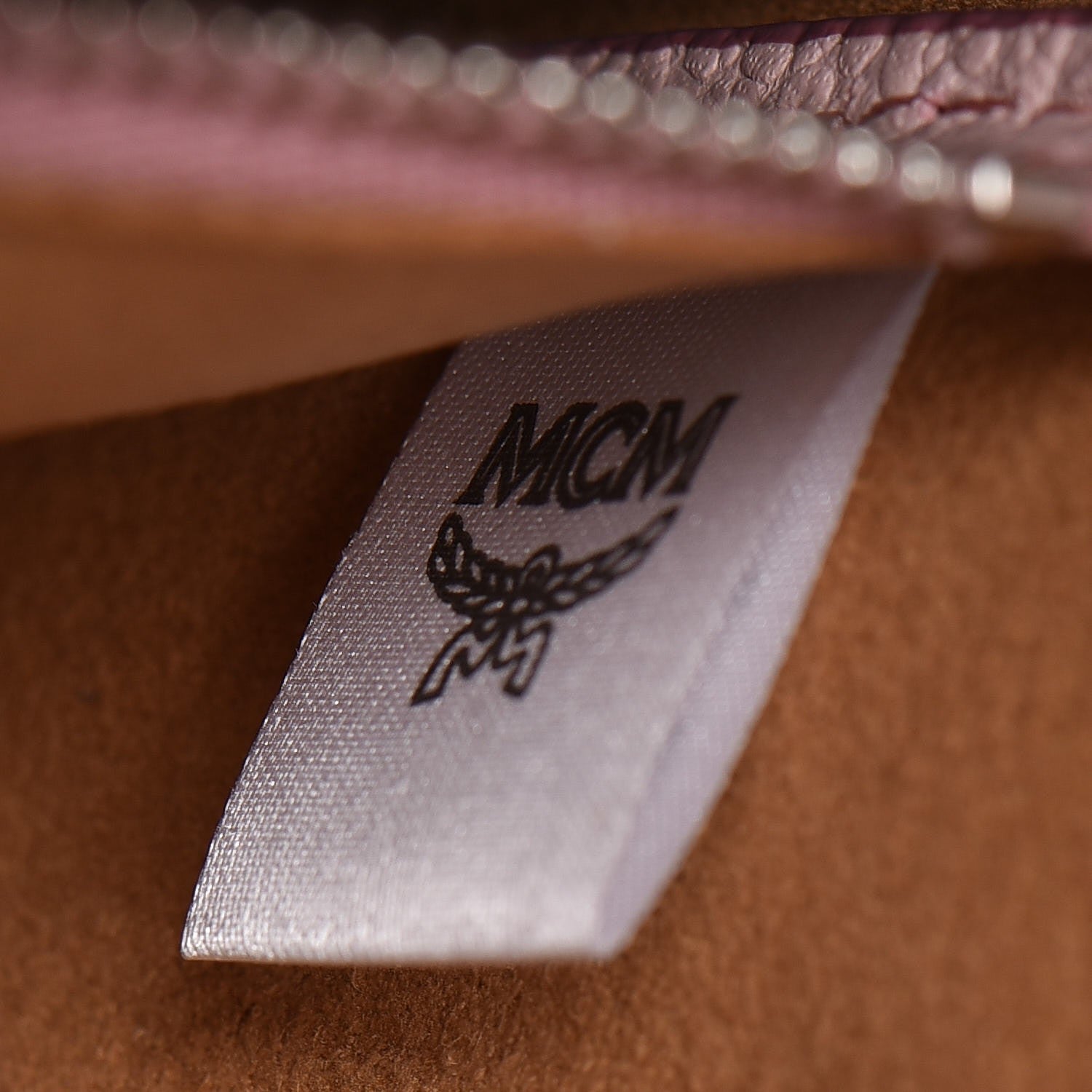 MCM Grained Calfskin Medium Ella Boston Pale Mauve 9 of 12