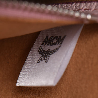 MCM Grained Calfskin Medium Ella Boston Pale Mauve 9 of 12