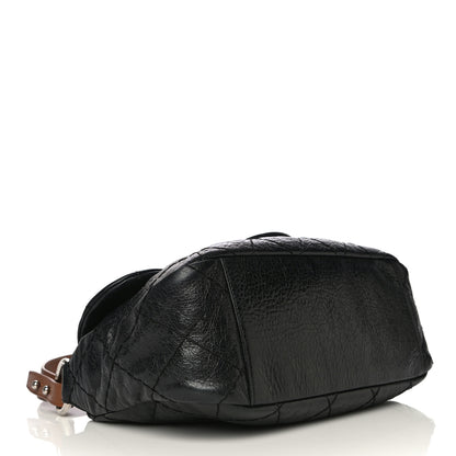 Chanel Glazed Calfskin Stitched On The Road Flap Black 3 of 19