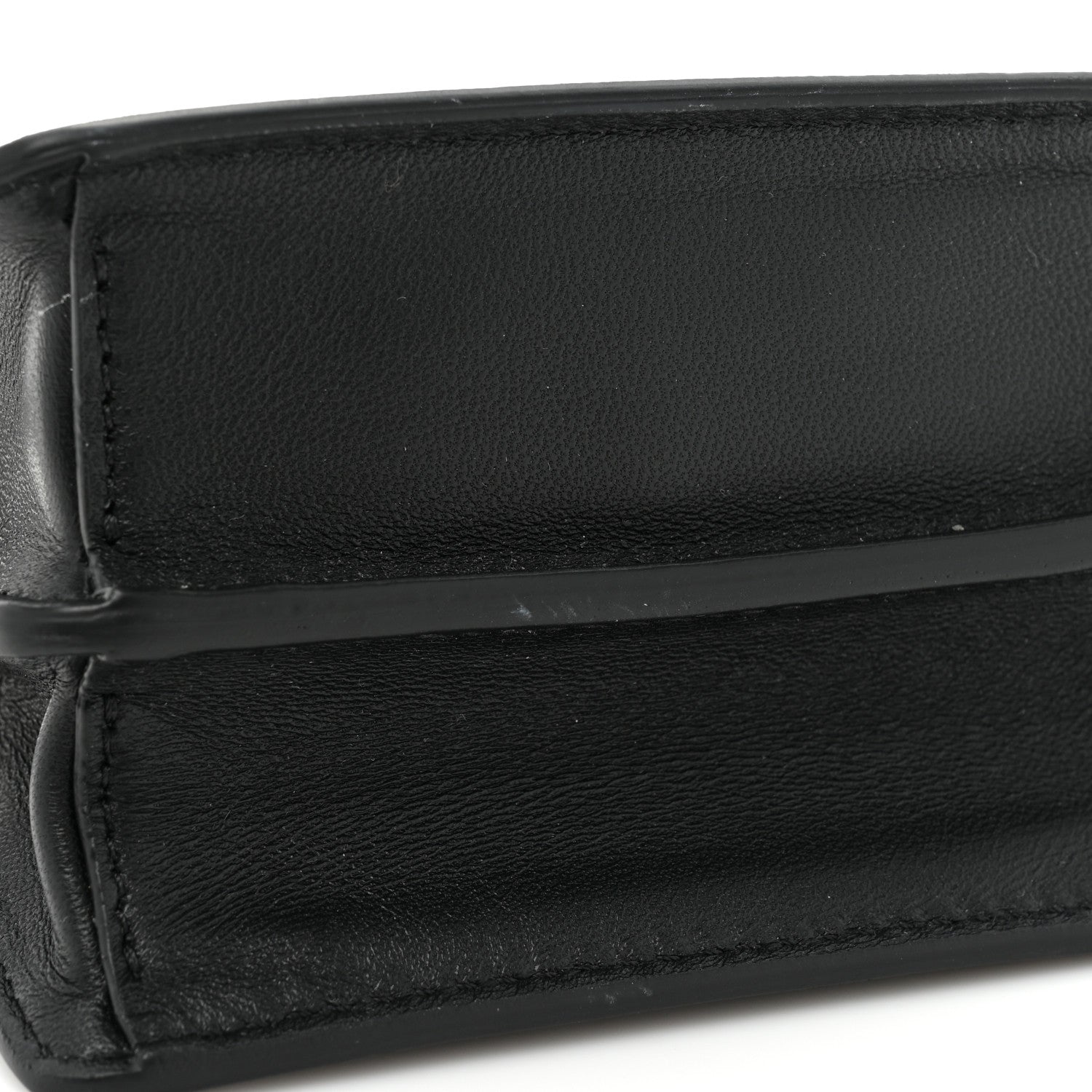 Fendi Shiny Nappa Nano Peekaboo Maxi Handle Satchel Black 10 of 12