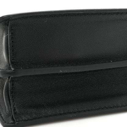 Fendi Shiny Nappa Nano Peekaboo Maxi Handle Satchel Black 10 of 12