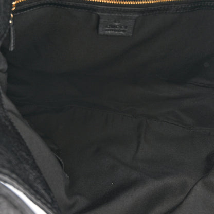 Gucci Monogram Medium Charlotte Hobo Black 5 of 10