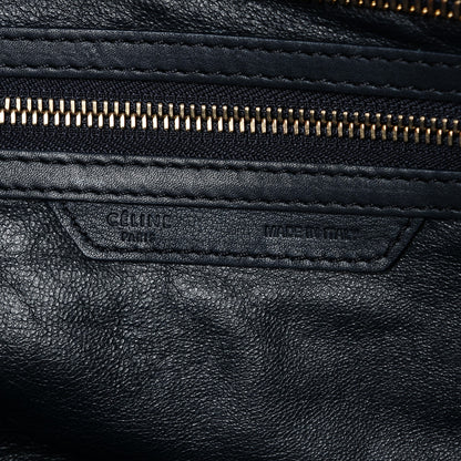 Celine Smooth Calfskin Shoulder Luggage Navy 6 of 10