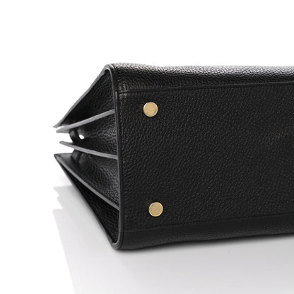 Saint Laurent Grained Calfskin Small Sac De Jour Black 8 of 10