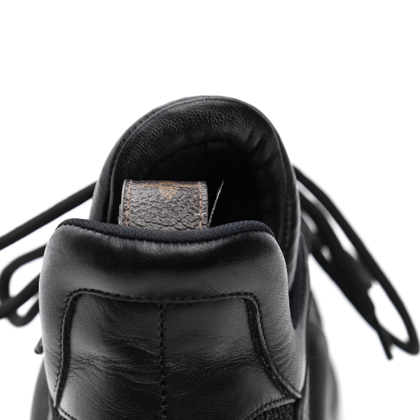 Calfskin Technical Nylon LV Archlight Sneakers 37 Black