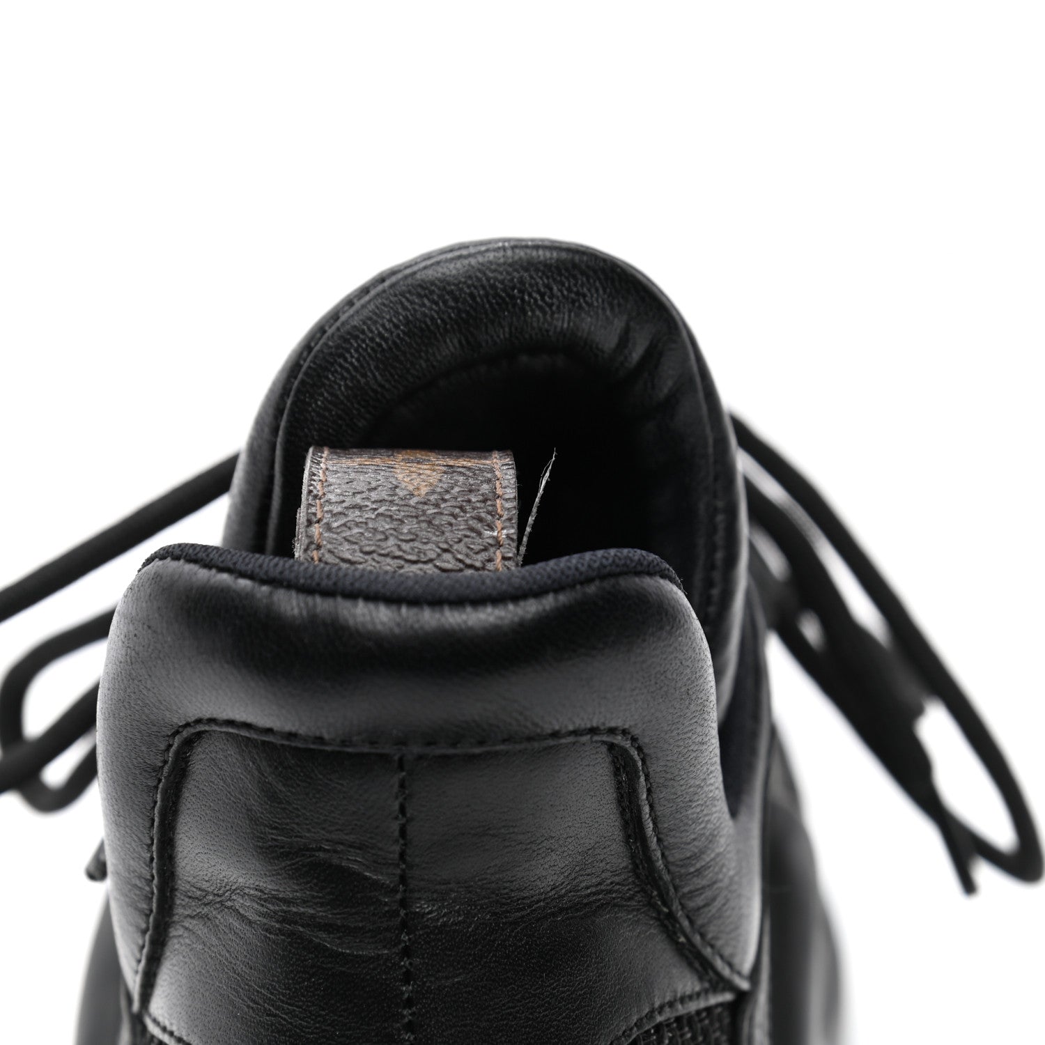 Louis Vuitton Calfskin Technical Nylon LV Archlight Sneakers 37 Black 9 of 10