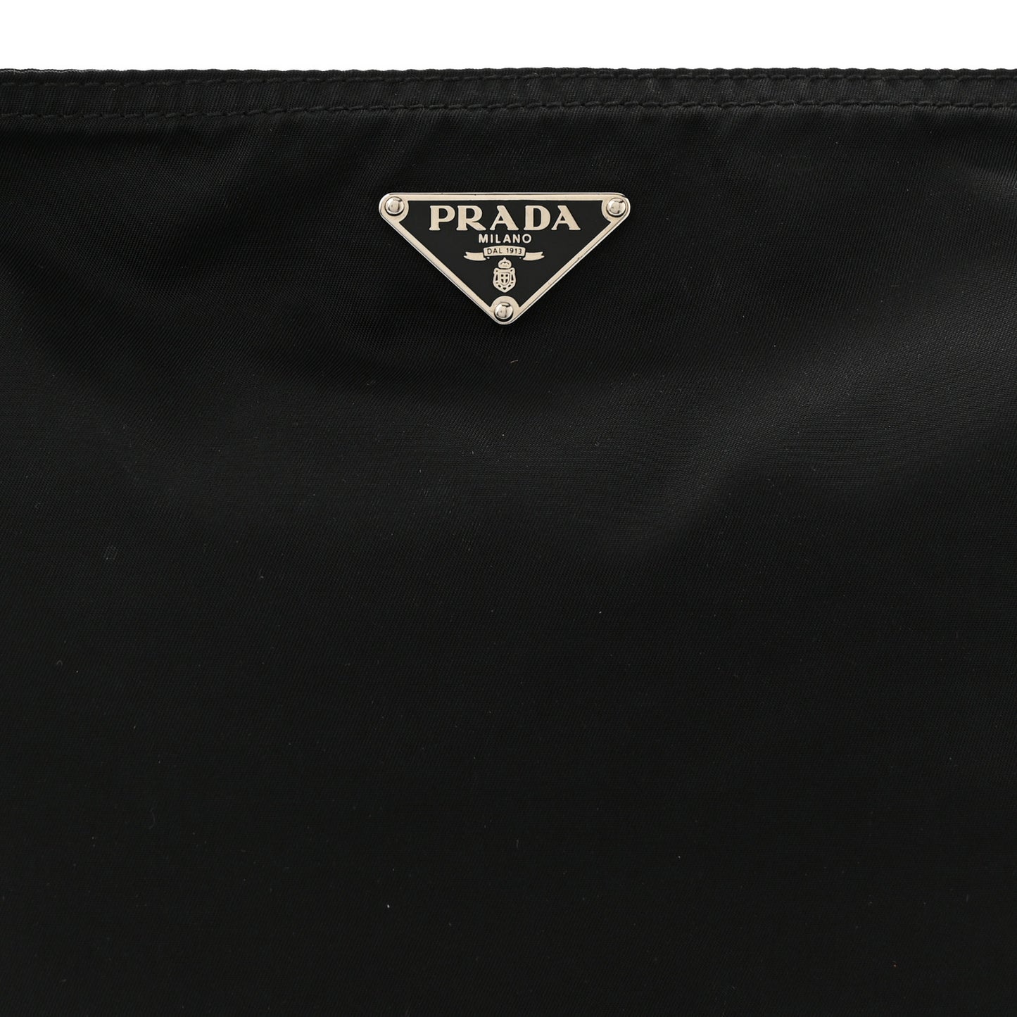 Nylon Vela Flat Messenger Bag Black