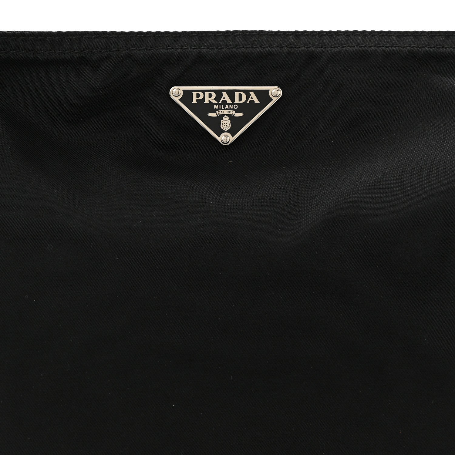 Prada Nylon Vela Flat Messenger Bag Black 8 of 11