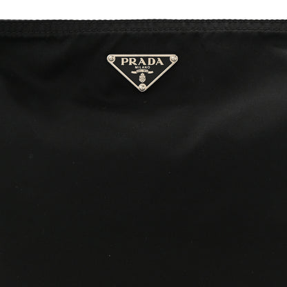 Prada Nylon Vela Flat Messenger Bag Black 8 of 11