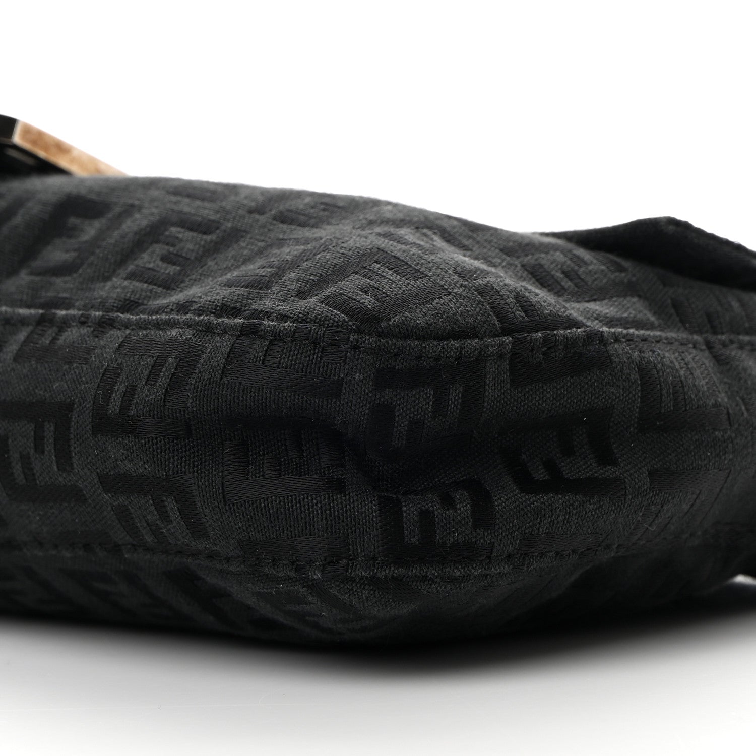 Fendi Zucchino Baguette Black 10 of 12