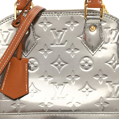 Louis Vuitton Vernis Alma BB Gris Metal 8 of 9