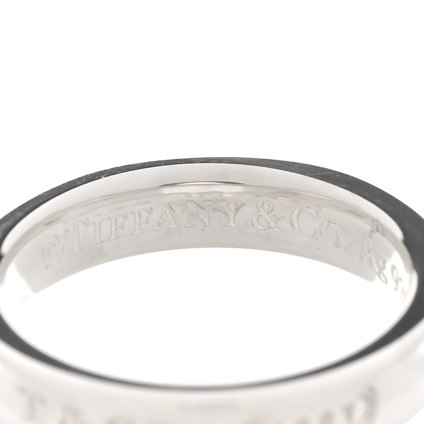 Sterling Silver Narrow 1837 Band Ring 49 5