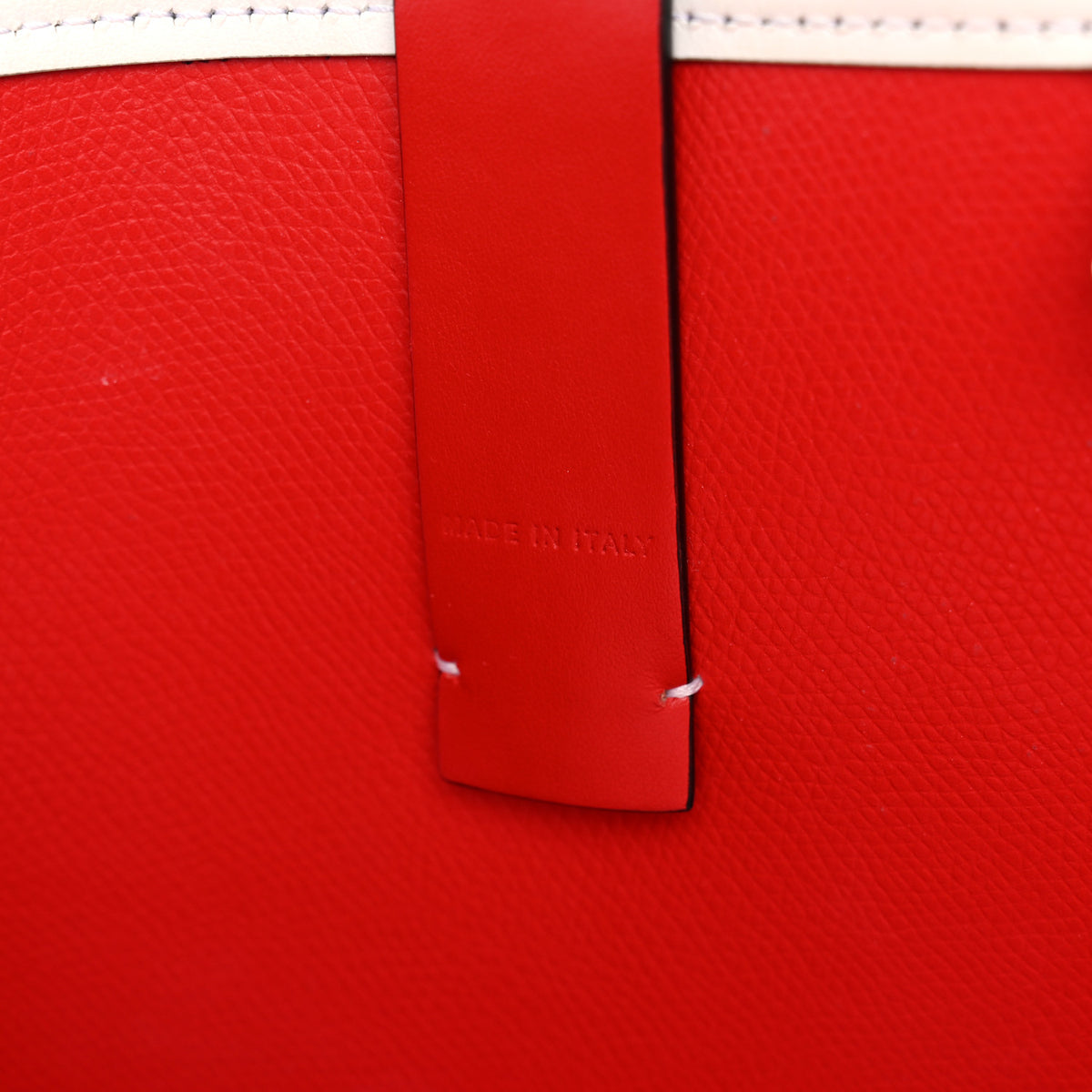 Christian Louboutin Calfskin Loubinthesky Perforated Cabata Tote White 8 of 12