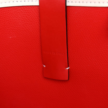 Christian Louboutin Calfskin Loubinthesky Perforated Cabata Tote White 8 of 12