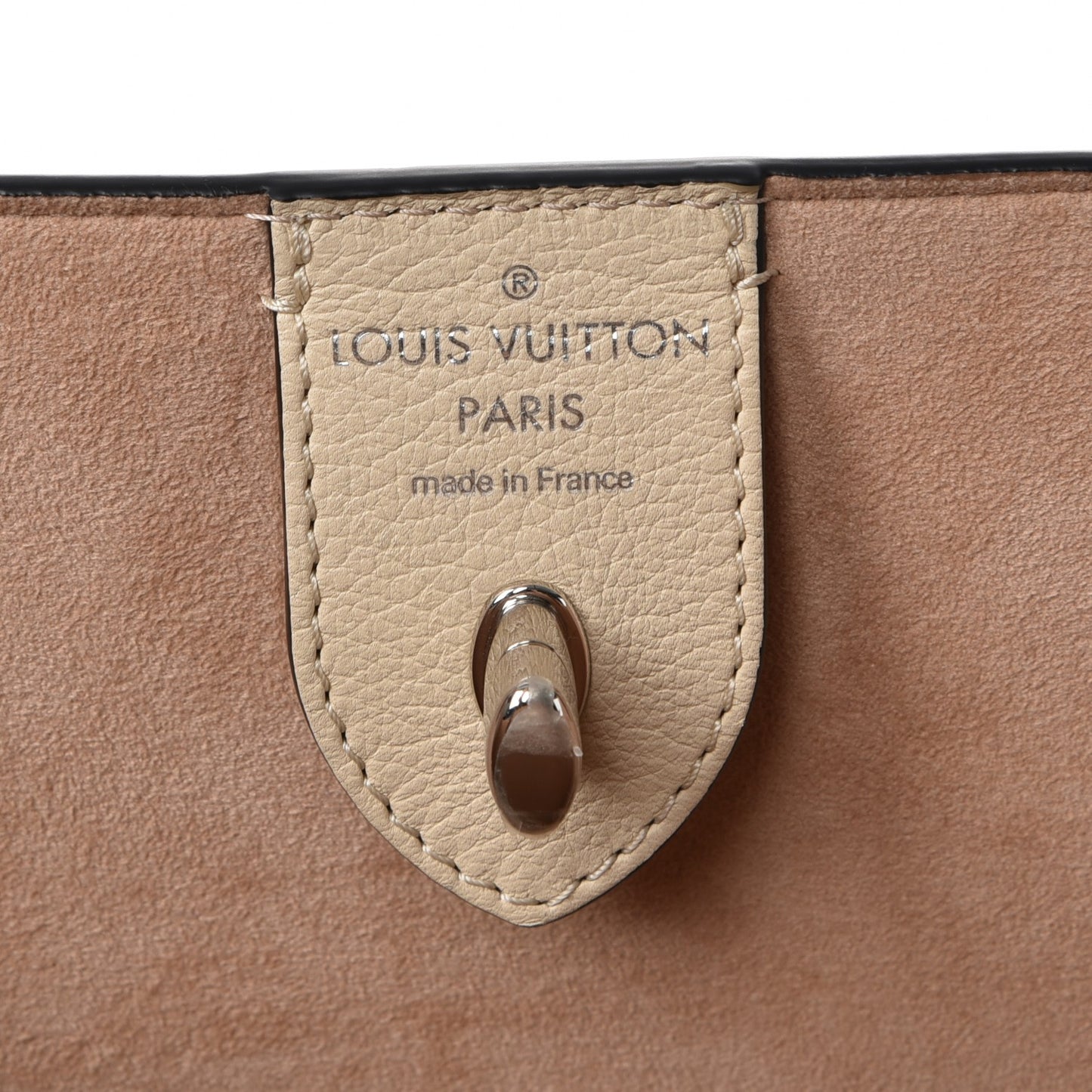 Calfskin Lockme Cabas Vanille Black