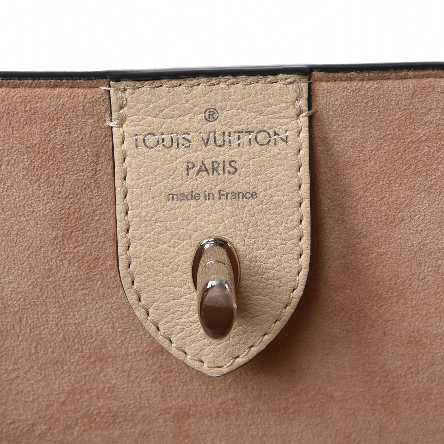 Louis Vuitton Calfskin Lockme Cabas Vanille Black 6 of 10