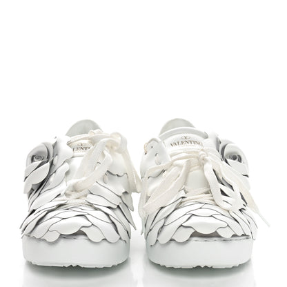 Valentino Garavani Calfskin Atelier 03 Rose Edition Sneakers 37.5 White 2 of 9