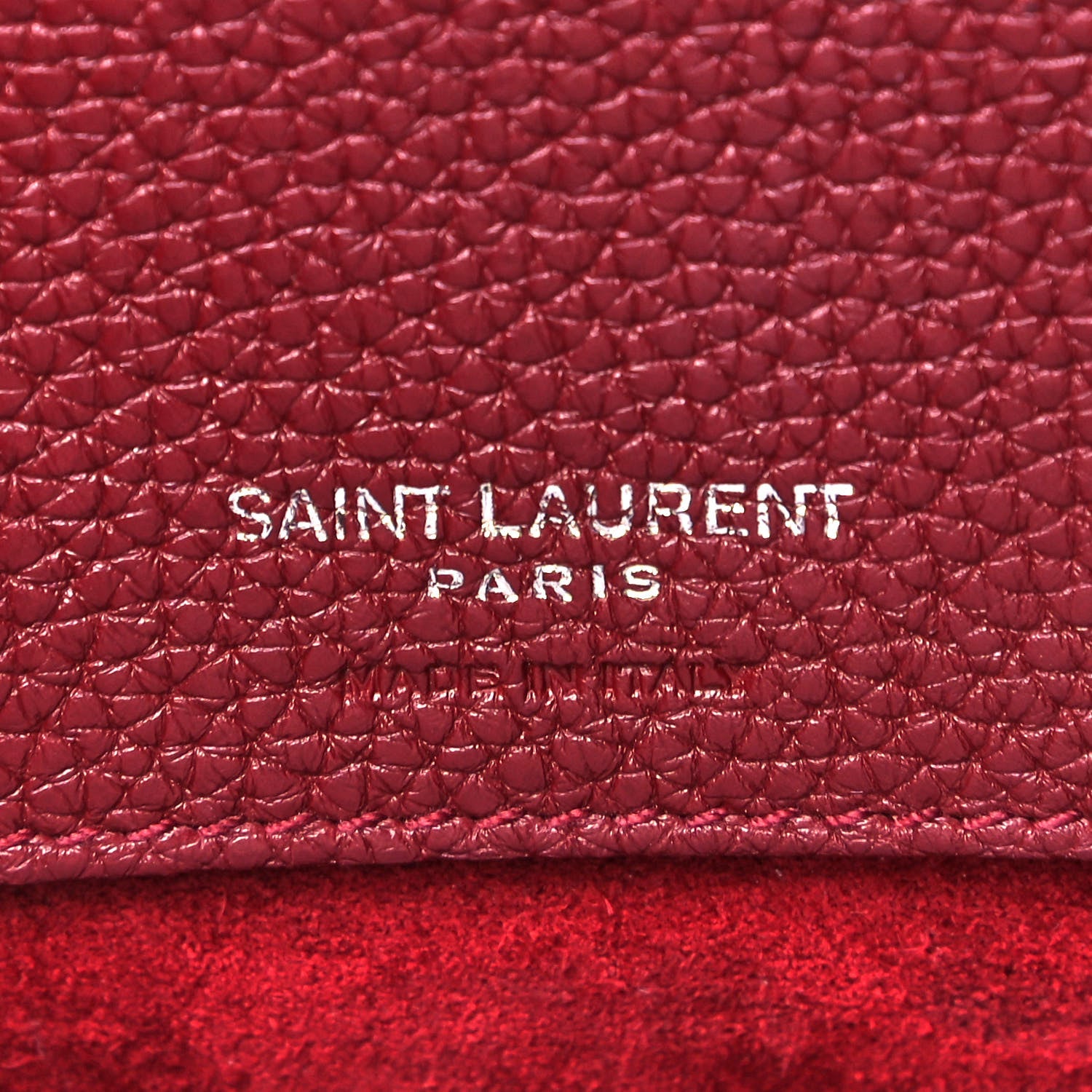Saint Laurent Grained Calfskin Nano Sac De Jour Souple Palissandre 8 of 10