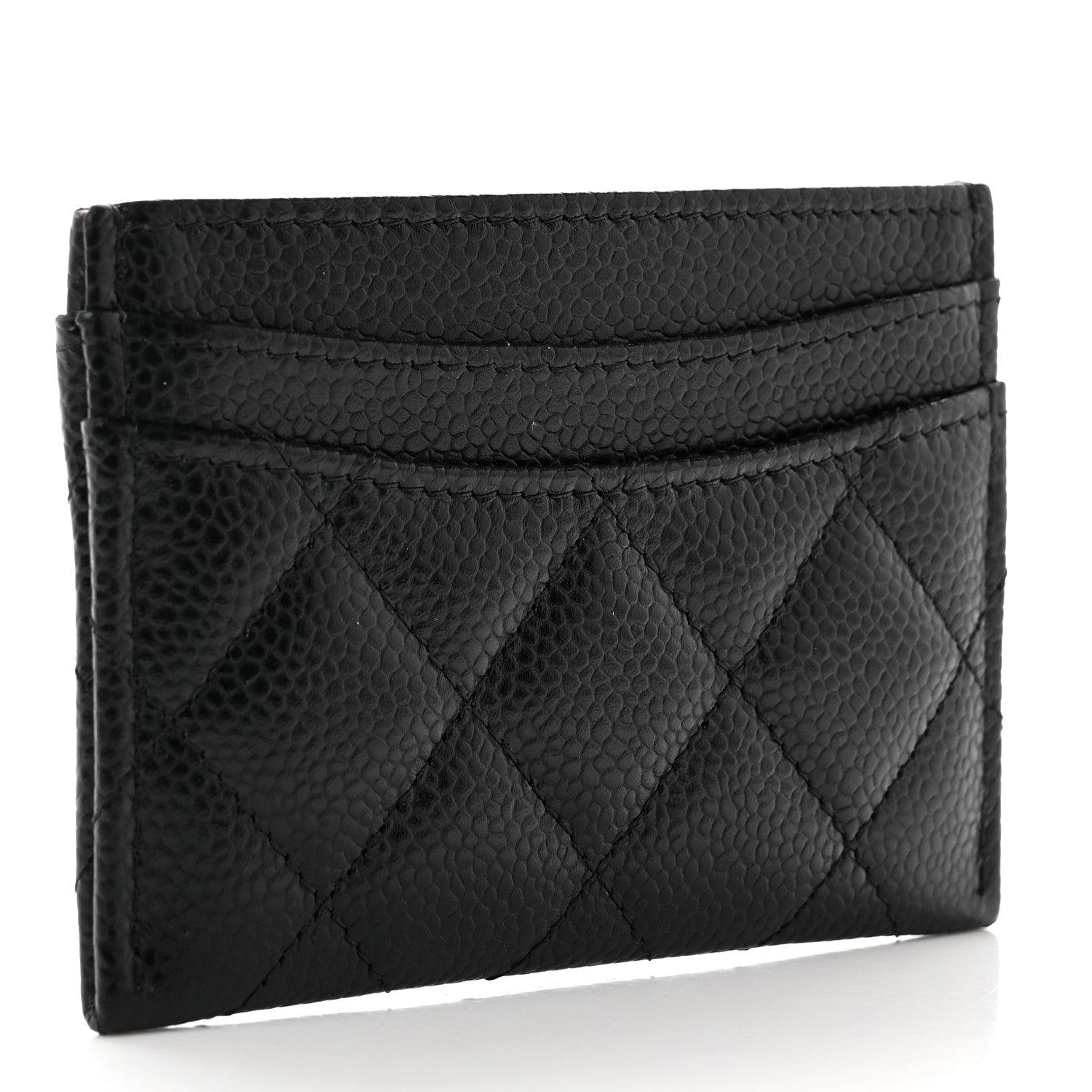 Chanel Caviar Quilted Card Holder Black 3 of 9