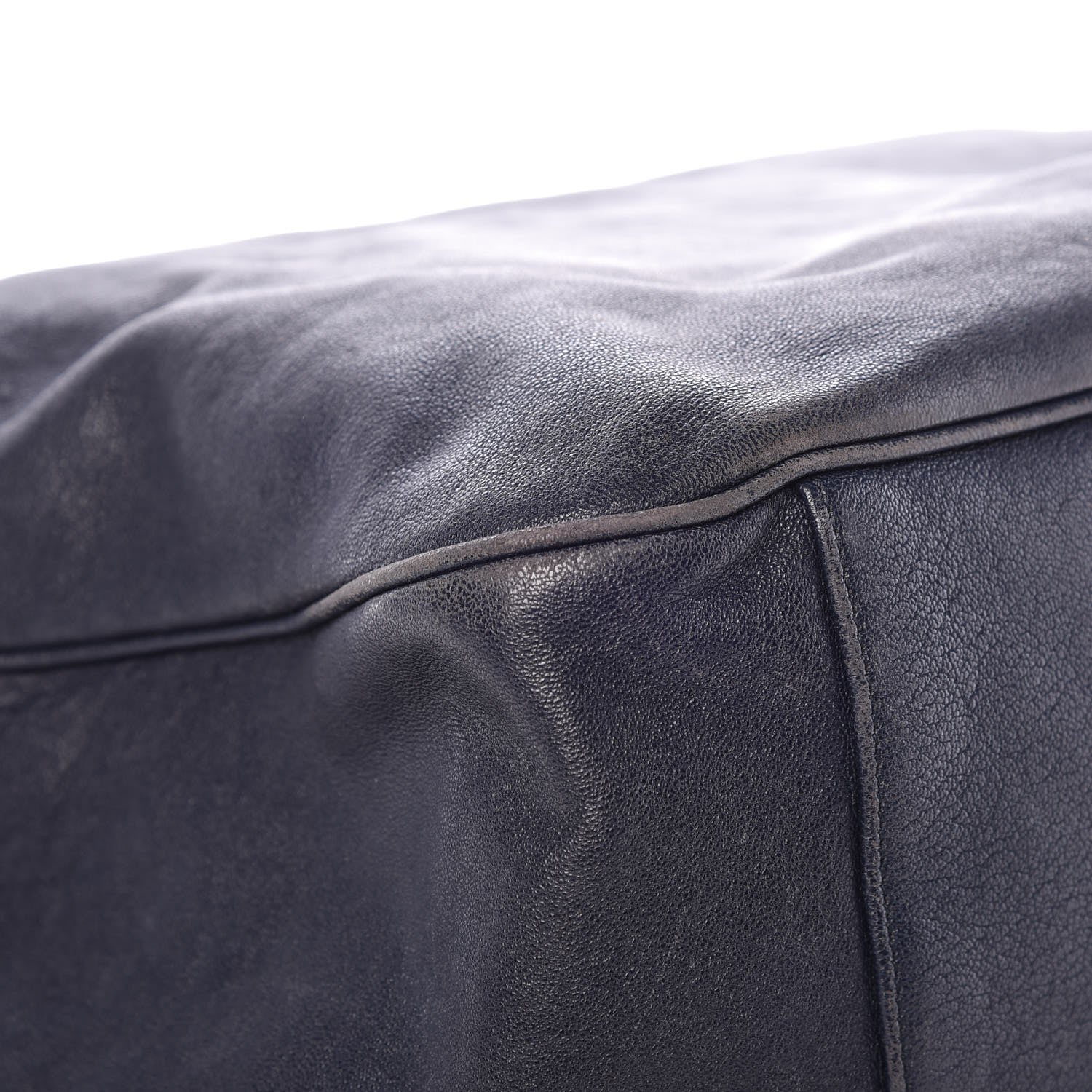 Saint Laurent Goatskin Large Roady Hobo Navy 8 of 12